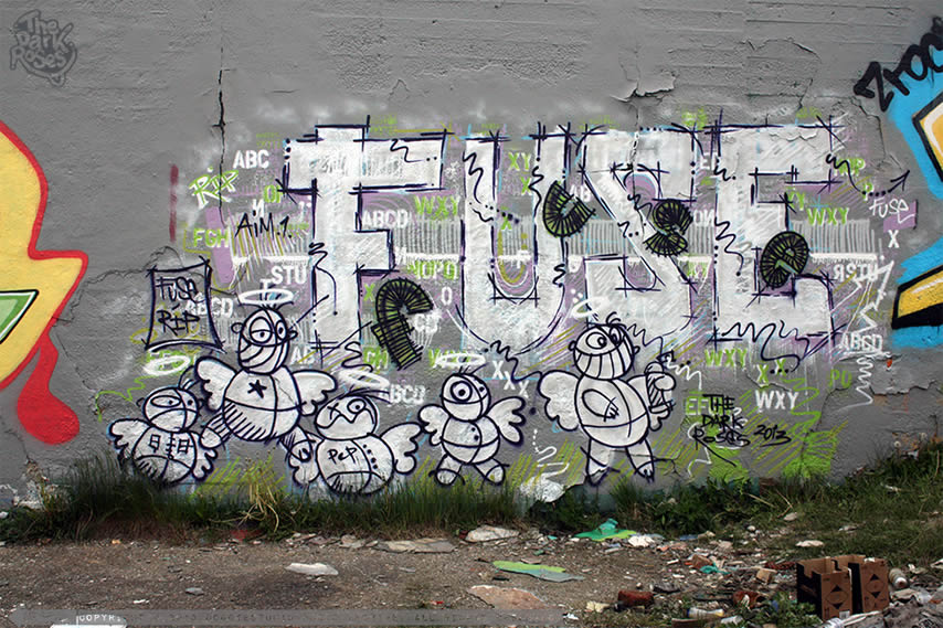 In Memory of Fuse... made by Aim 1 - The Dark Roses - Sydhavn, Copenhagen, Denmark Saturday 25. May 2013